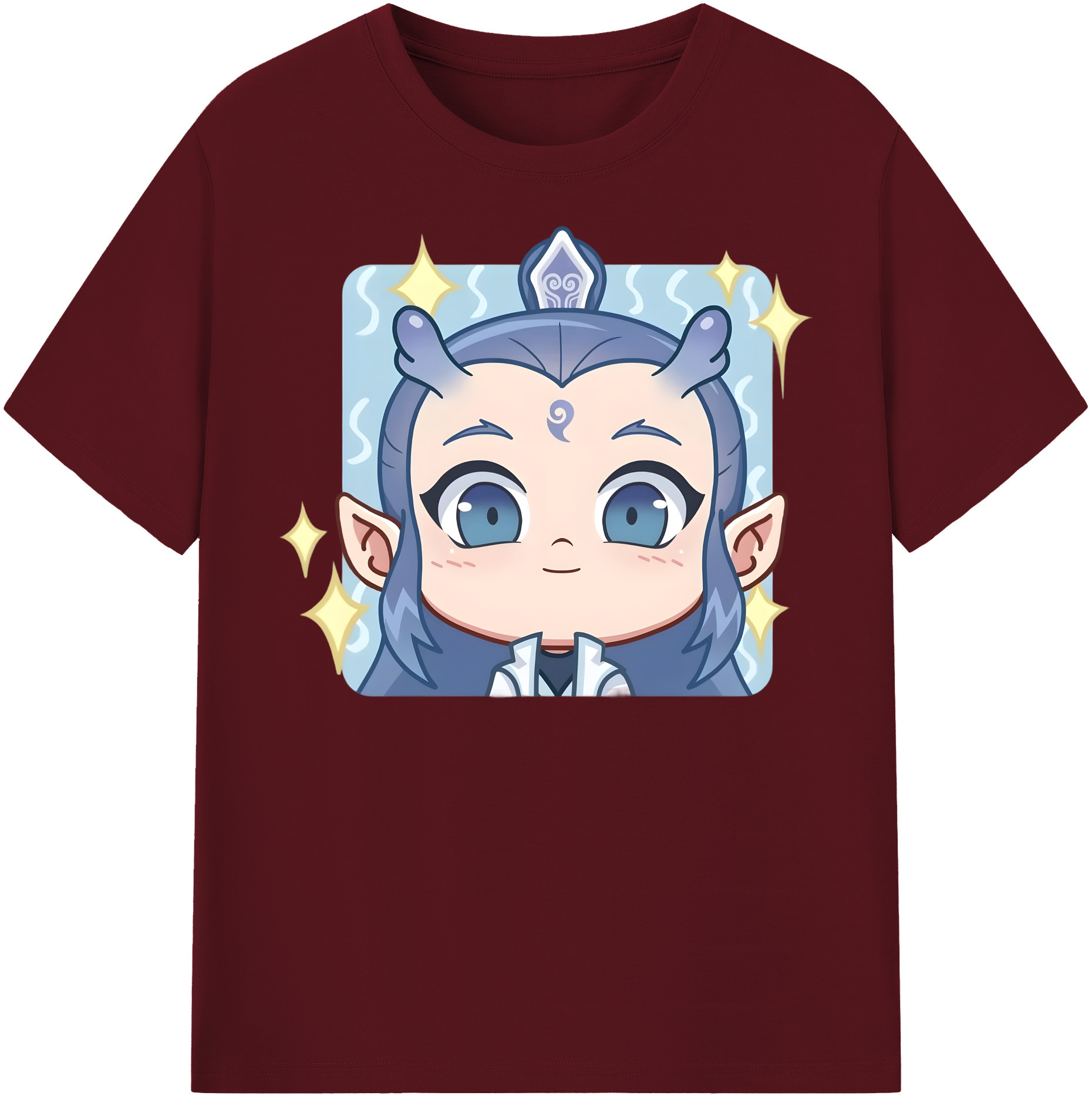 （画像用） Ne Zha 2 ナタ 魔童の大暴れ 綿100％半袖Tシャツ（フロントプリント）